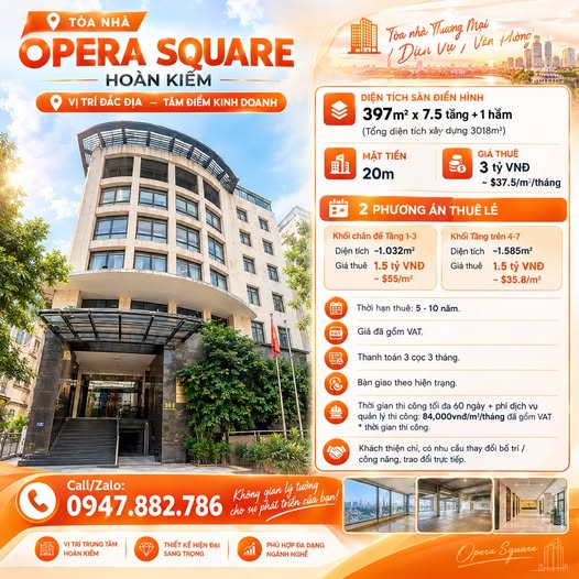 Tòa Nhà Opera Square - HOÀN KIẾM