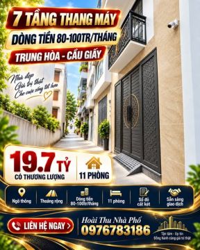 Dòng tiền đẹp cho anh chị thích tài sản khai thác sẵn
