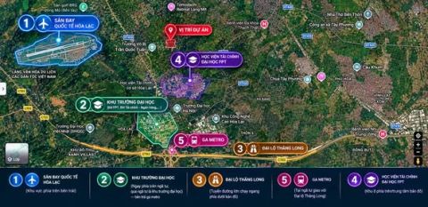 MẢNH ĐẤT VÀNG - PHÂN LÔ- HÒA LẠC – 100M² VIEW HỒ SẦM UẤT – TÂM ĐIỂM HẠ TẦNG