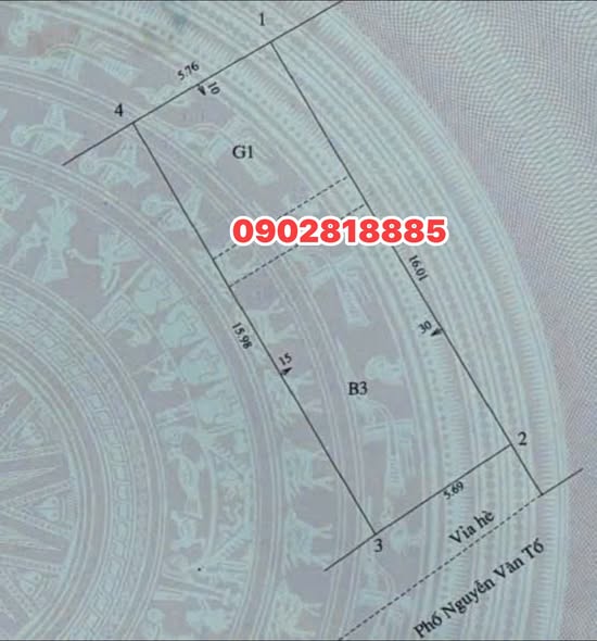 Mặt phố Nguyễn Văn Tố - Hàng Da, Hoàn Kiếm - 92m2 x 3 tầng - Mặt tiền 5,7m - Gpxd 7 tầng + hầm - ...