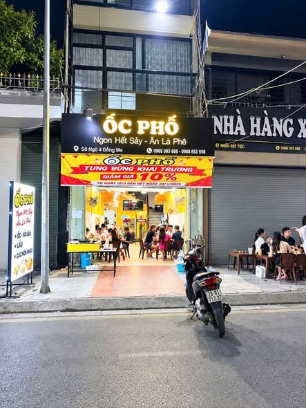 SANG NHƯỢNG QUÁN ỐC – LẨU 2 TẦNG MẶT PHỐ ĐỒNG ME , MỄ TRÌ, NAM TỪ LIÊM, HÀ NỘI- CHỈ 70TR