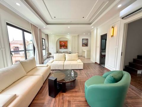 NHÀ THẠCH BÀN - LONG BIÊN – 65 x 6 TẦNG THANG MÁY – GARA 2 Ô TÔ – FULL NỘI THẤT