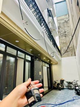 KHU VỰC TÂN MAI -  HÀNG XÓM LIỀN KỀ KĐT AO SÀO-Ô TÔ ĐỖ CỔNG NGÀY ĐÊM- 6 TẦNG THANG MÁY-P KHÚC 13 TỶ