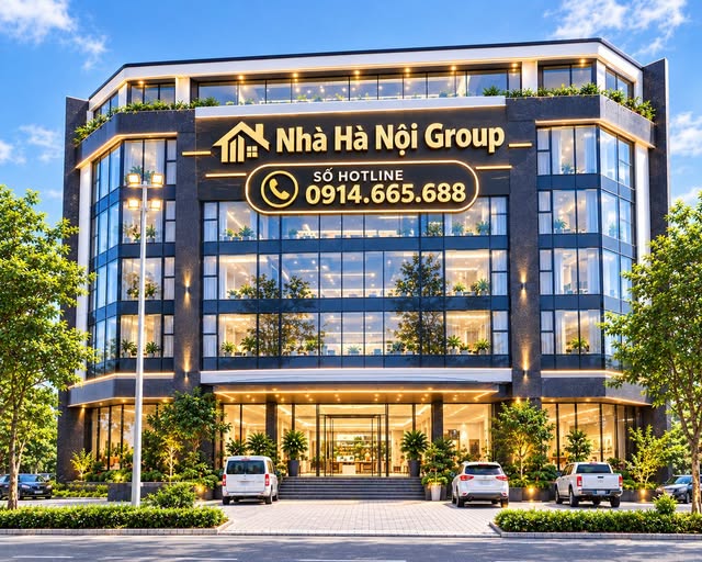 CHO THUÊ TÒA NHÀ LÔ GÓC 6 TẦNG + 1 HẦM – MẶT ĐƯỜNG CIENCO 5, KĐT THANH HÀ