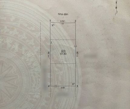 SIÊU PHẨM BÁN ĐẤT TẶNG NHÀ - 1 NHÀ RA ĐƯỜNG Ô TÔ TRÁNH ĐỖ - MẶT TIỀN GẦN 12M - 225TR/M2.