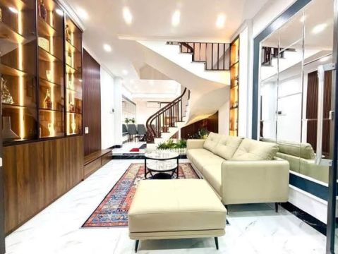 ĐỘI CẤN-- NHÀ SIÊU ĐẸP - 10M RA NGÕ Ô TÔ - THOÁNG TRƯỚC SAU-FULL NỘI THẤT