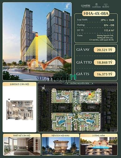 📣📣📣 HA-43-08A | căn góc 2pn + 1 (gần 3pn) đẹp nhất dự án Cao Xà Lá