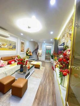 Nhà Đẹp Mặt Hồ Ba Mẫu _Ô Đồng Lầm _Đống Đa _40M 7 Tầng Thang Máy Full