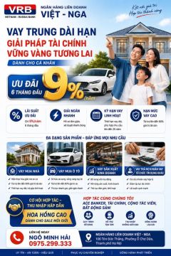 Ngân hàng Liên doanh Việt - Nga hỗ trợ khách hàng cá nhân vay vốn: