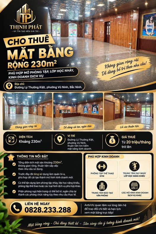 Cho thuê bất động sản Hoàn kiếm 20 triệu/tháng