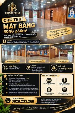 Cho thuê bất động sản Hoàn kiếm 20 triệu/tháng