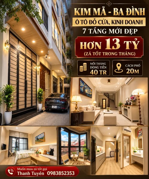 KIM MÃ – BA ĐÌNH | 7 TẦNG – HƠN 13 TỶ