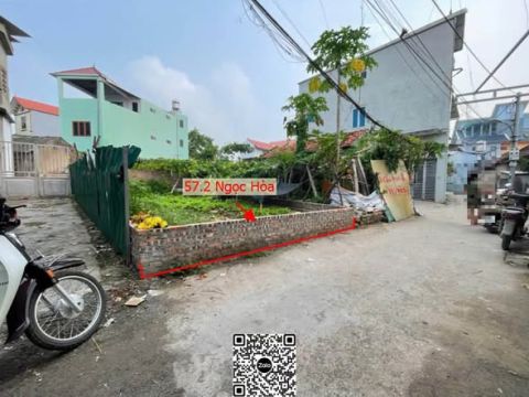 -Bán Lô Góc 2 Mặt Thoáng 57.2m Tại Ngọc Hòa Sát Trục Chính Kinh Doanh Ô Tô Vào Tận Đất