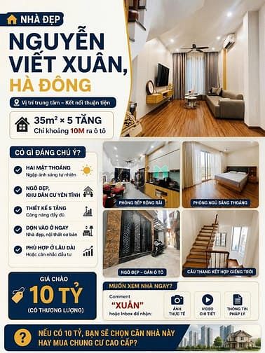 bán nhà nguyễn viết xuân , 2 mặt tiền thoáng -cách otto