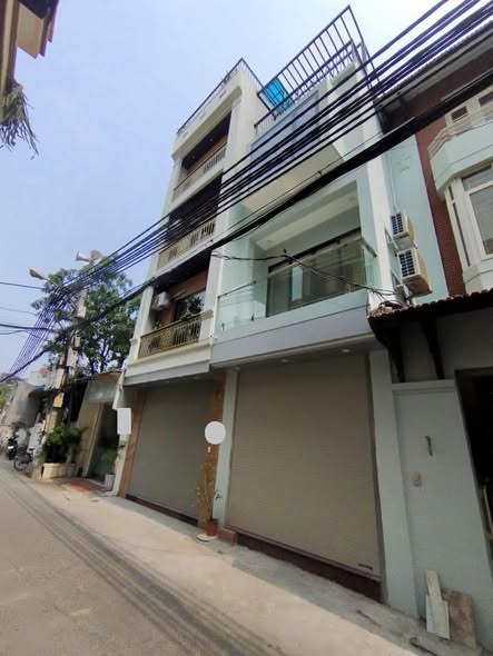 25 TRIỆU-NHÀ PHỐ THANH ĐÀM- VĨNH HƯNG: 64M/ 5 TẦNG THANG MÁY/ 6 PHÒNG NGỦ KHÉP KÍN.  NGÕ Ô TÔ TRÁNH