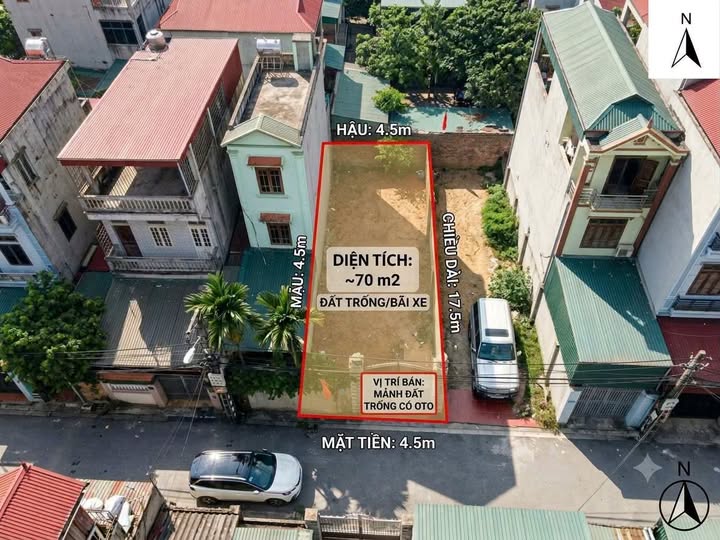 DƯƠNG ĐỨC HIỀN THUẬN AN GIA LÂM GIÁ CỰC TỐT CHO MẢNH ĐẤT 69m2