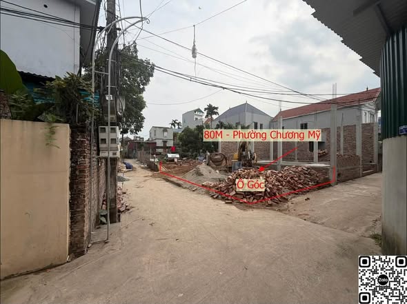 CHÍNH CHỦ CẦN BÁN LÔ ĐẤT 80M² – LÔ GÓC 2 MẶT TIỀN THỤY HƯƠNG – CHƯƠNG MỸ