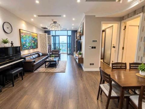 Bán 3 ngủ 98m chung cư Sky Central 176 Định Công, full nội thất, sổ đỏ lâu dài.