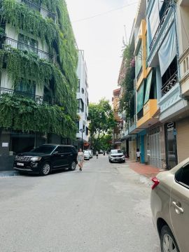 Cho thuê nhà Trung Hoà -Trung Yên -Vũ Phạm Hàm - Vỉa hè ,Ô tô tránh nhau , sát mặt phố