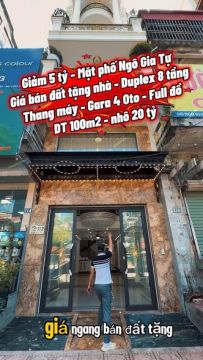 #xuhuong Giảm sâu 3 tỷ - Giá ngang giá bán đất tặng nhà - Mặt phố Ngô gia tự