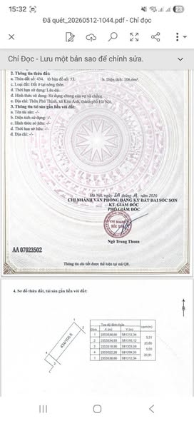 CẮT LỖ SÂU - BÁN NHANH ĐẤT KIM ANH, SÓC SƠN ​Giá mới cực sốc: 1.4 tỷ (Một mình một giá, khu vực x...