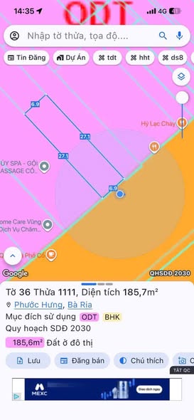 - MẶT TIỀN ĐƯỜNG HÙNG VƯƠNG THUỘC PHƯỜNG BÀ RỊA TP HCM.