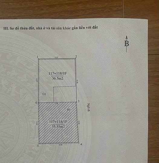 Đất Kim Mã Thượng: 37m2, MT rộng, giá 8.1 Tỷ