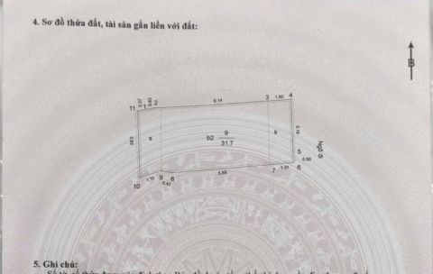 3 tỷ9Bán gấp gấp nhà 4 tầng 32m sổ vuông đẹp tại Trương Định Hai Bà Trưng