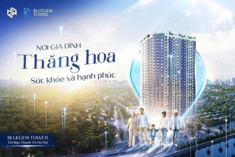 Bán căn hộ chung cư Bluegem Tower Thanh Trì, Hà Nội