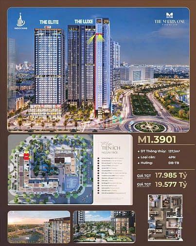 M1.3901 – Căn hộ View pháo hoa Mỹ Đình đỉnh chóp tại The Matrix One