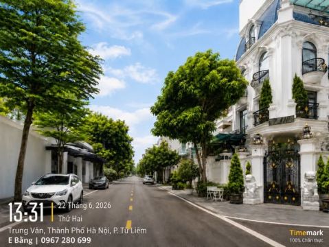 BIỆT THỰ SIÊU VIP TRUNG VĂN –KẾT NỐI PHỐ TỐ HỮU –LÊ VĂN LƯƠNG GIẢM SÂU CÒN 71 TỶ.