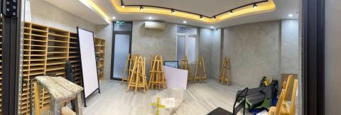 Cho thuê sàn văn phòng dt 100m chia 2 phòng, thang máy giá chỉ 12tr/tháng tại khu A Geleximco Lê ...