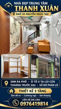 11,5 TỶ | NGUYỄN NGỌC NẠI THANH XUÂN — 52M² • NGÕ RỘNG 20M RA PHỐ • Ô TÔ 5 TẠ VÀO CỬA
