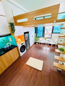 Bán toà CHDV Bạch Mai ngõ thông 3 gác gần Bách Kinh Xây 60m2*6T thang máy 14PN DT 600tr/năm, PCCC