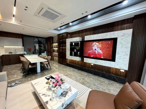 BÁN NHÀ LINH ĐÀM PHÂN LÔ, Ô TÔ, 78m*5T THANG MÁY, MT 5m CHỈ 28 TỶ NHỈNH