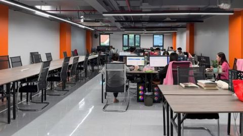 Mỹ Đình cho thuê văn phòng 140m2 siêu đẹp y hệt hình