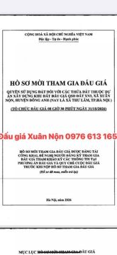 Bán bất động sản đông anh 39,7 triệu