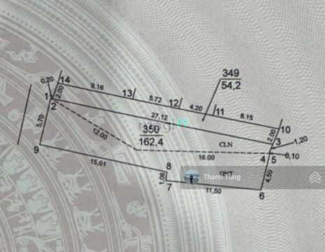 Căn góc giá hấp dẫn MT hoa hậu 5,7m tách làm 2 thửa được tại Cổ Dương