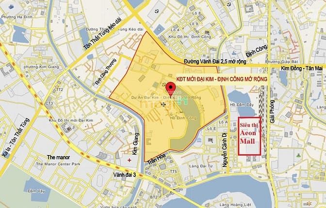 Nhượng suất đầu tư - LK 3.5 - Mặt quay ra vành đai - KĐT Định Công MR