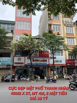 Siêu phẩm | Mặt phố Thanh Nhàn | 48m2 | Mặt tiền 4m | Giá 33 tỷ