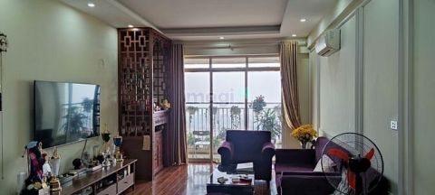 Bán căn hộ CC Tòa nhà Hoa Đào Lạc Long Quân Tây Hồ 119m tầng trung.