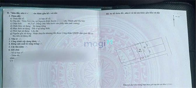 Hiếm-nguyên khê - đông anh - đường ô tô vào đất - 50m lên cao tốc