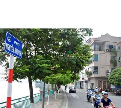 Bán mảnh đất siêu hiếm phố Nguyễn Đình Thi, 20m ra phố.