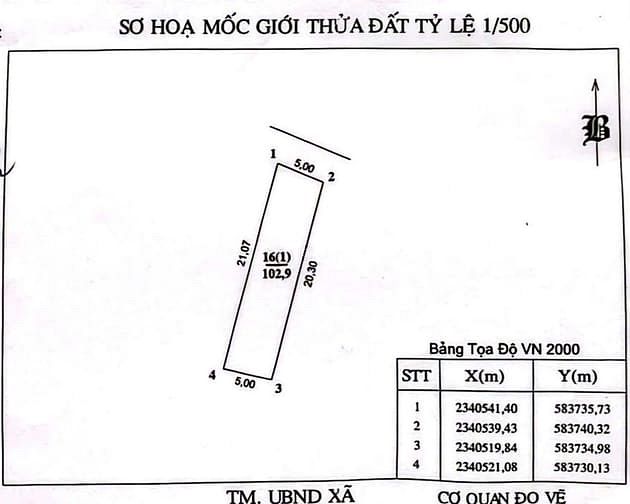 Bán đất Vân Trì - Vân Nội - Đông Anh 103m giá 57tr