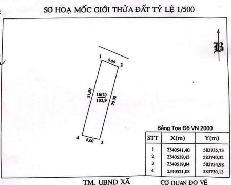 Bán đất Vân Trì - Vân Nội - Đông Anh 103m giá 57tr