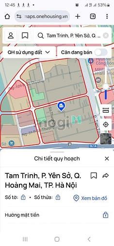 Bán đất Tam Trinh, 30m2, 20m ra ô tô, sổ đỏ, 3.65 tỷ