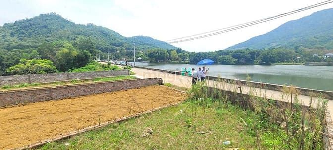 Bán đất view hồ phú mãn tay chạm nước 90.2m nở hậu full thổ cư 3.7 tỷ.