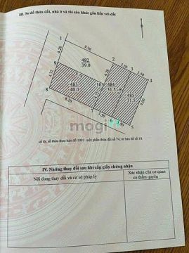 Đất ngõ 201 phúc lợi, ngõ thông oto 39m x 4m3 chỉ nhỉnh 4t có tl