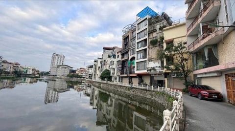 Nhà đẹp phố Hồng Tiến, DT 60 m2, 7 tầng, 2 mặt tiền, view hồ, KD