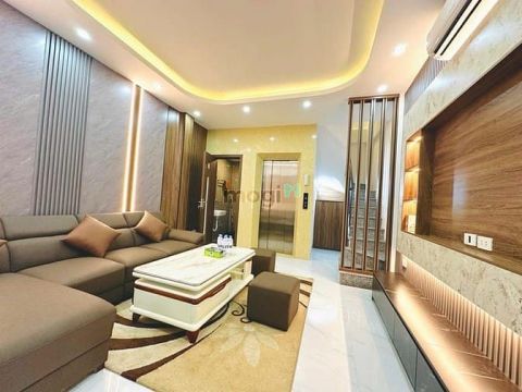 Nhà mới nguyễn đức cảnh 7 tầng thang máy full đồ